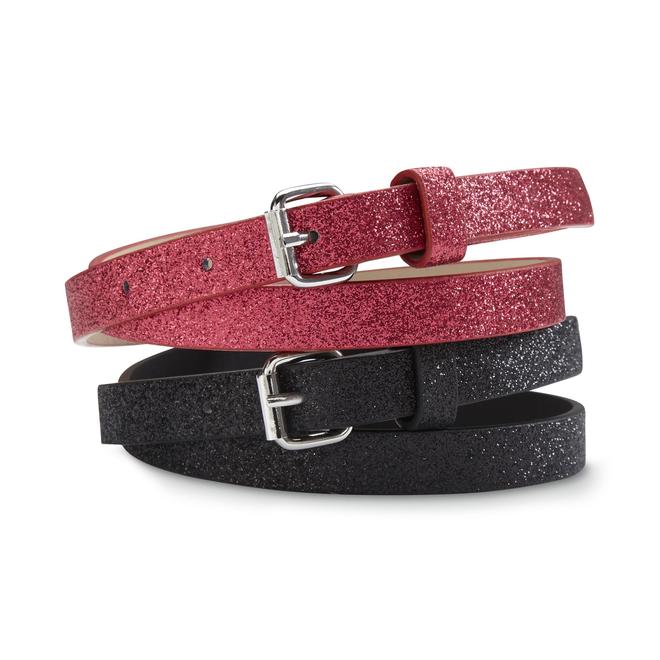 Girls' 2Pack Skinny Belts