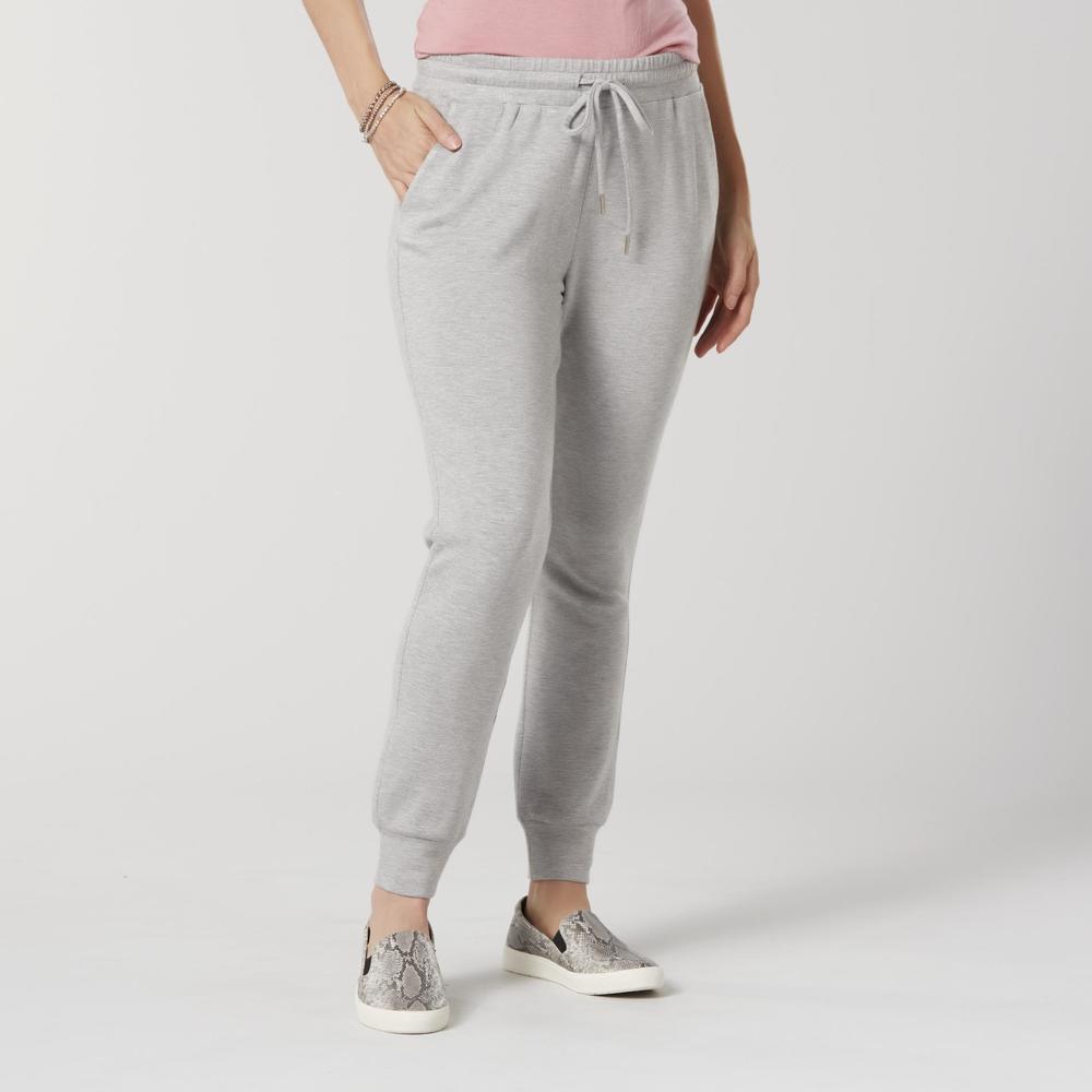 Simply Styled Women's Jogger Pants - Heathered
