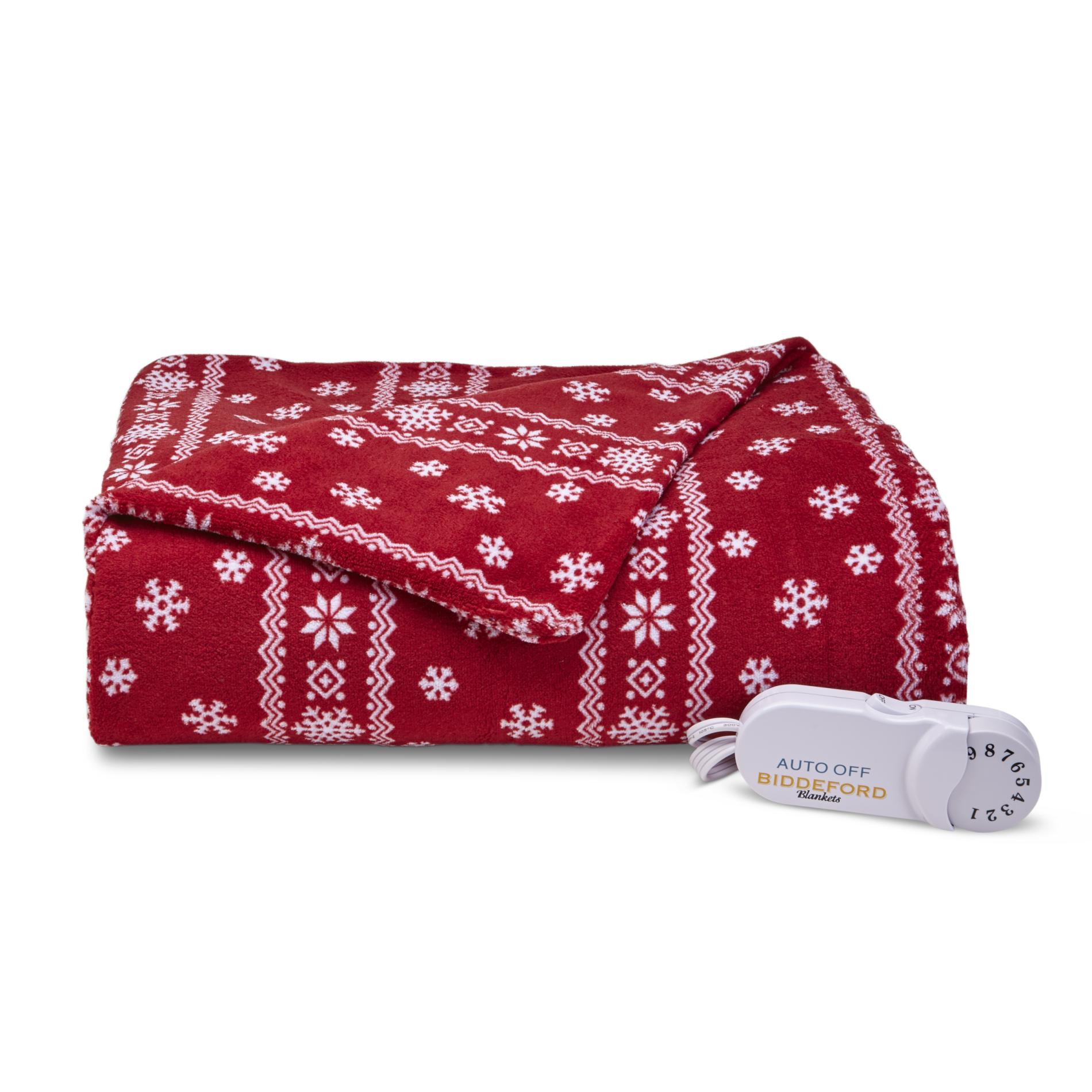 Biddeford Blankets Heated Microplush Throw Shop Your Way Online