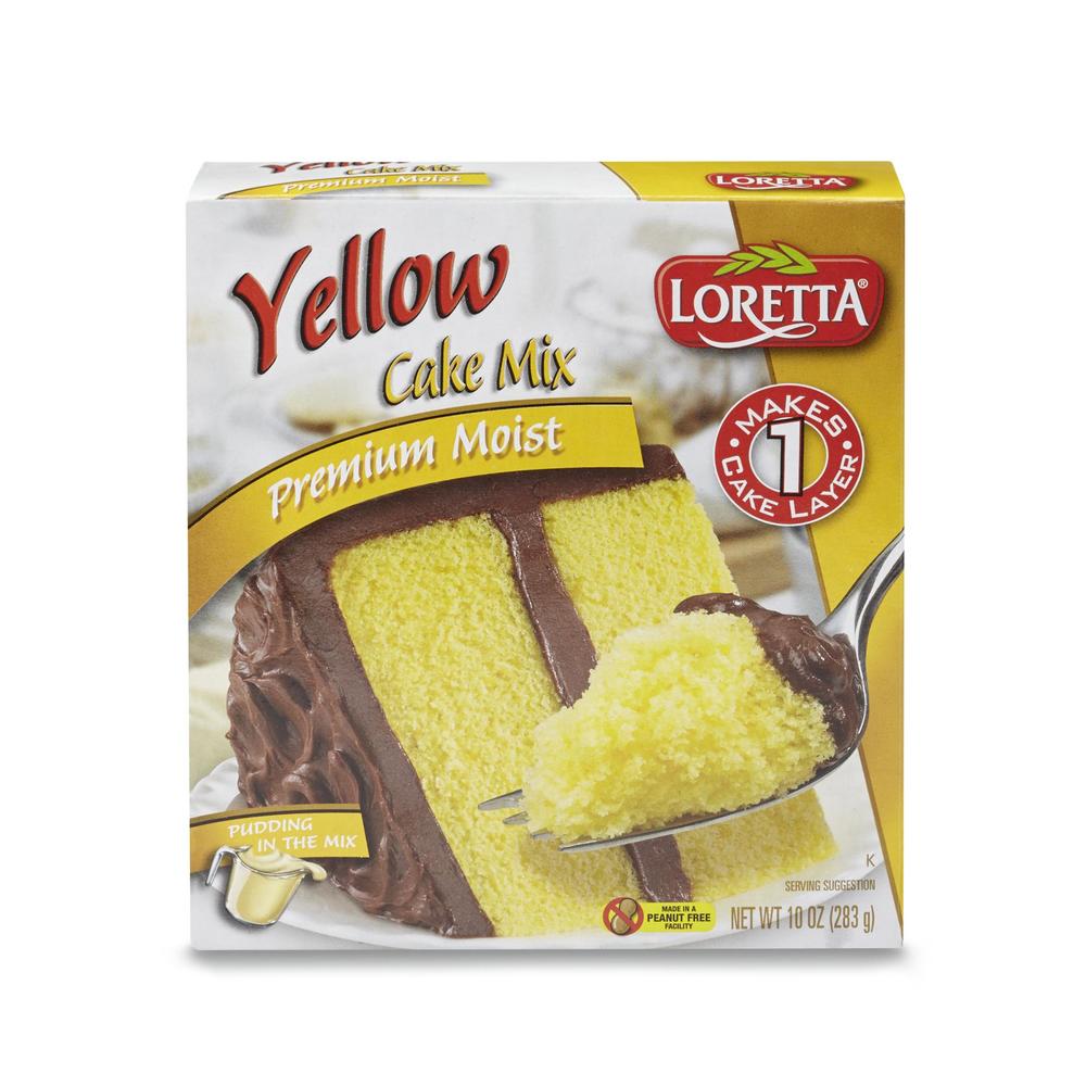 Loretta Premium Moist Cake Mix - Yellow