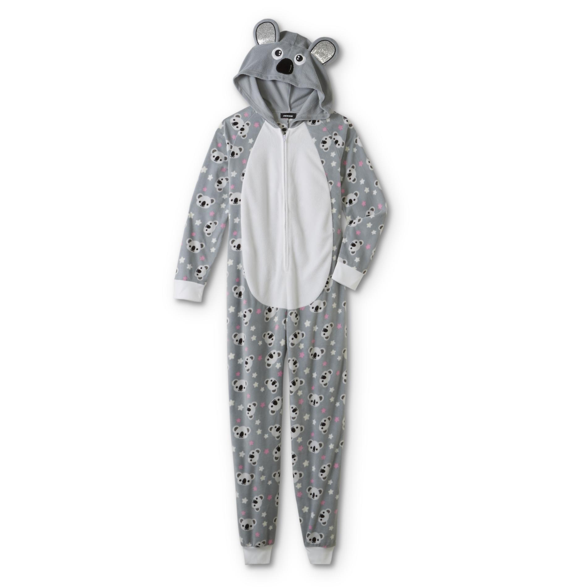 Joe Boxer Women’s Hooded One-Piece Pajamas - Koala, Size: L;M;S;XL, Quarry Joe Boxer Women’s Hooded One-Piece Pajamas - Koala, Size: L;M;S;XL, Quarry