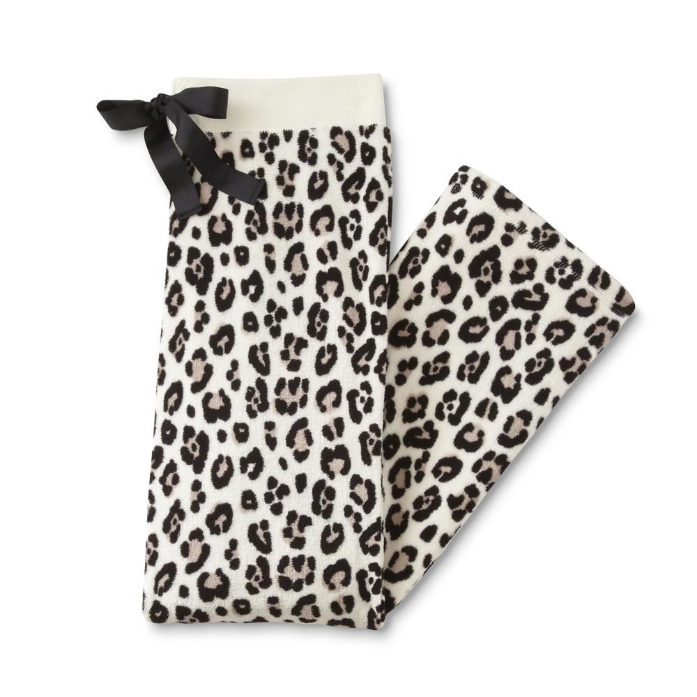 Joe Boxer Junior's Microfleece Pajama Pants - Leopard Print