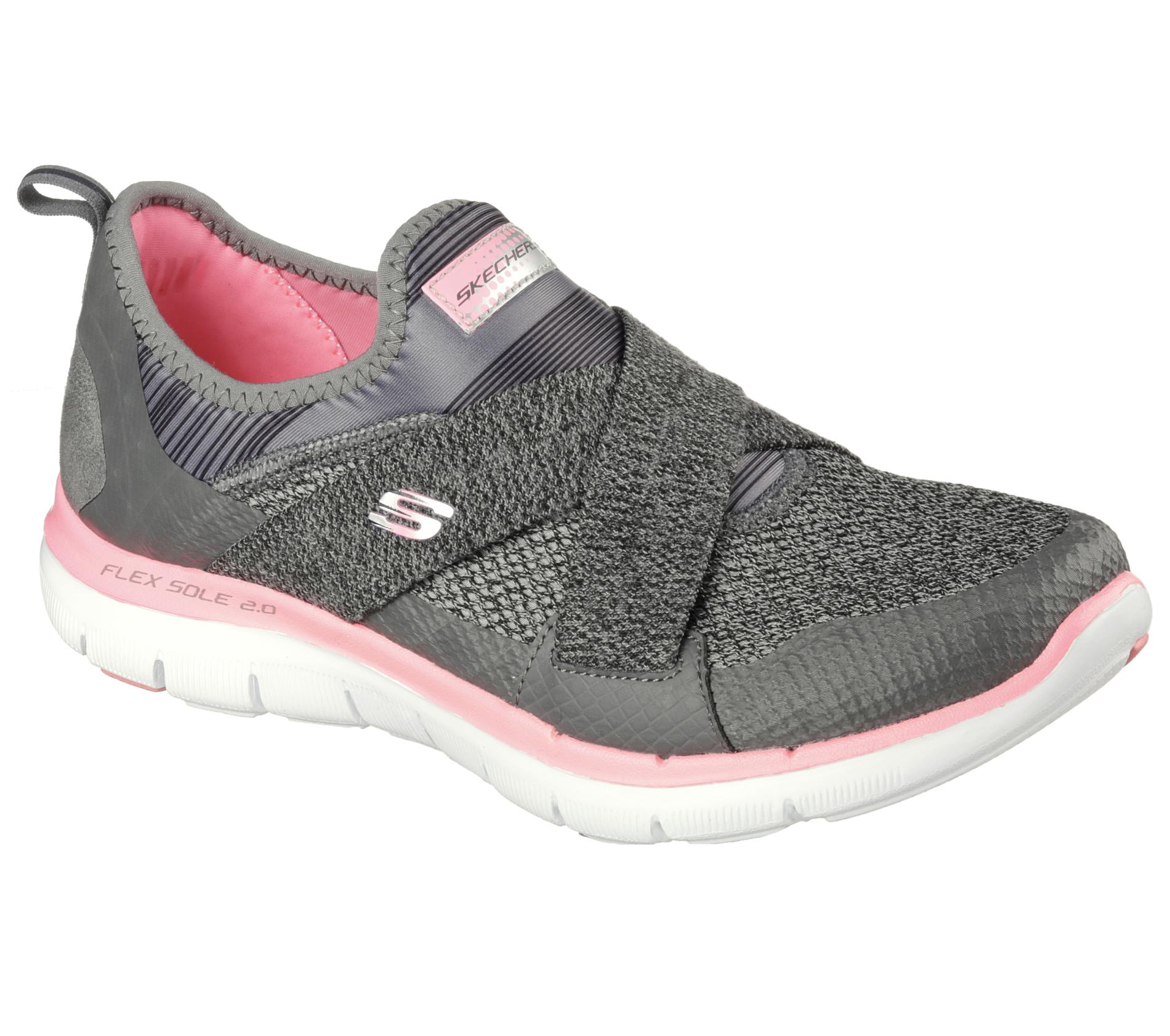 Skechers Women's New Image Sneaker - Gray/PInk