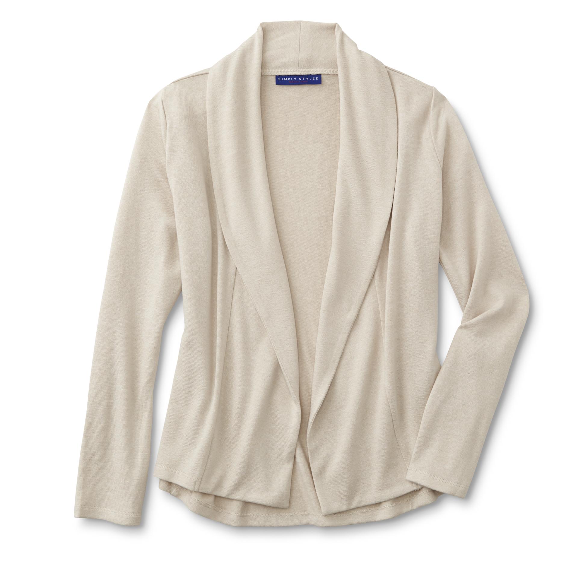 Simply Styled Girls' Open-Front Cardigan