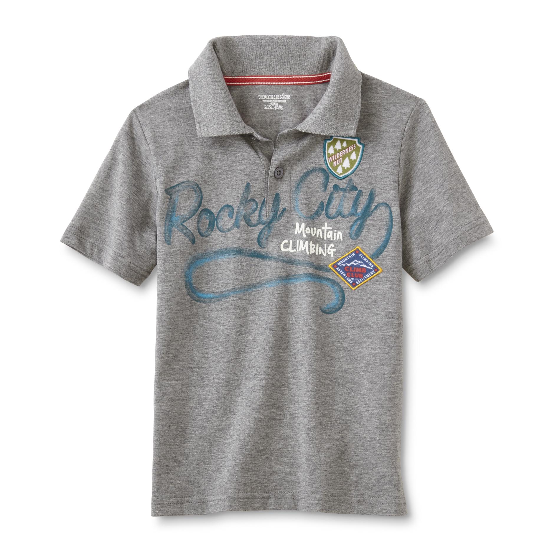 Toughskins Boy's Graphic Polo Shirt - Rock City