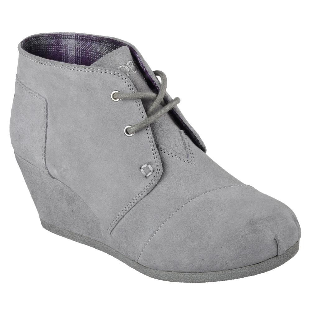 Skechers Women's Bobs High Notes Behold Wedge Bootie - Gray
