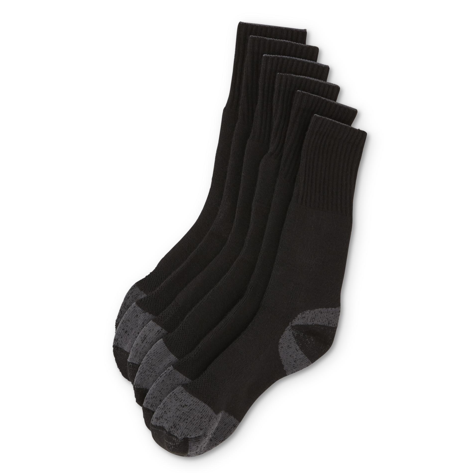 Craftsman Men's 6-Pairs Steel Toe Crew Socks