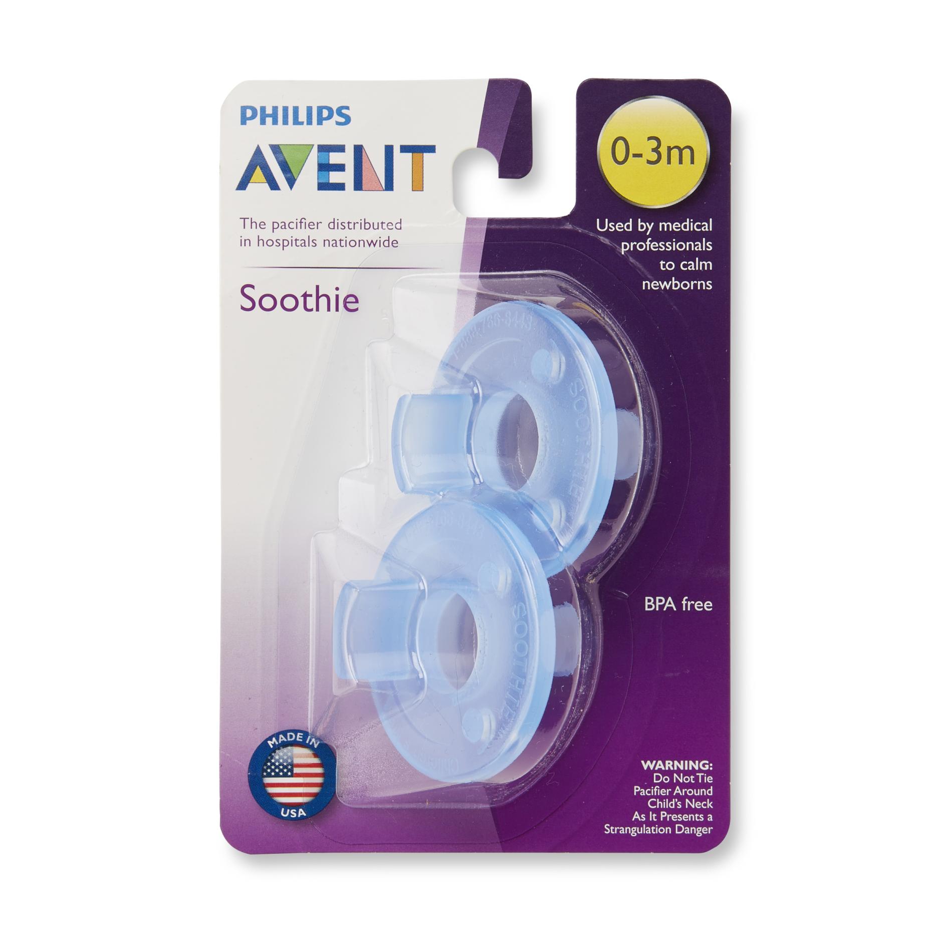 Philips Newborn's 2-Pack Soothie Pacifiers