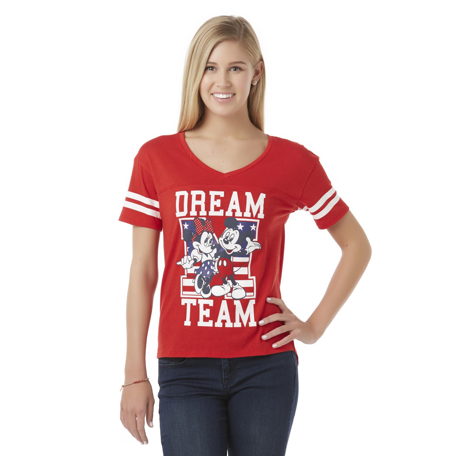 Disney Mickey Mouse Junior's Graphic T-Shirt - Dream Team