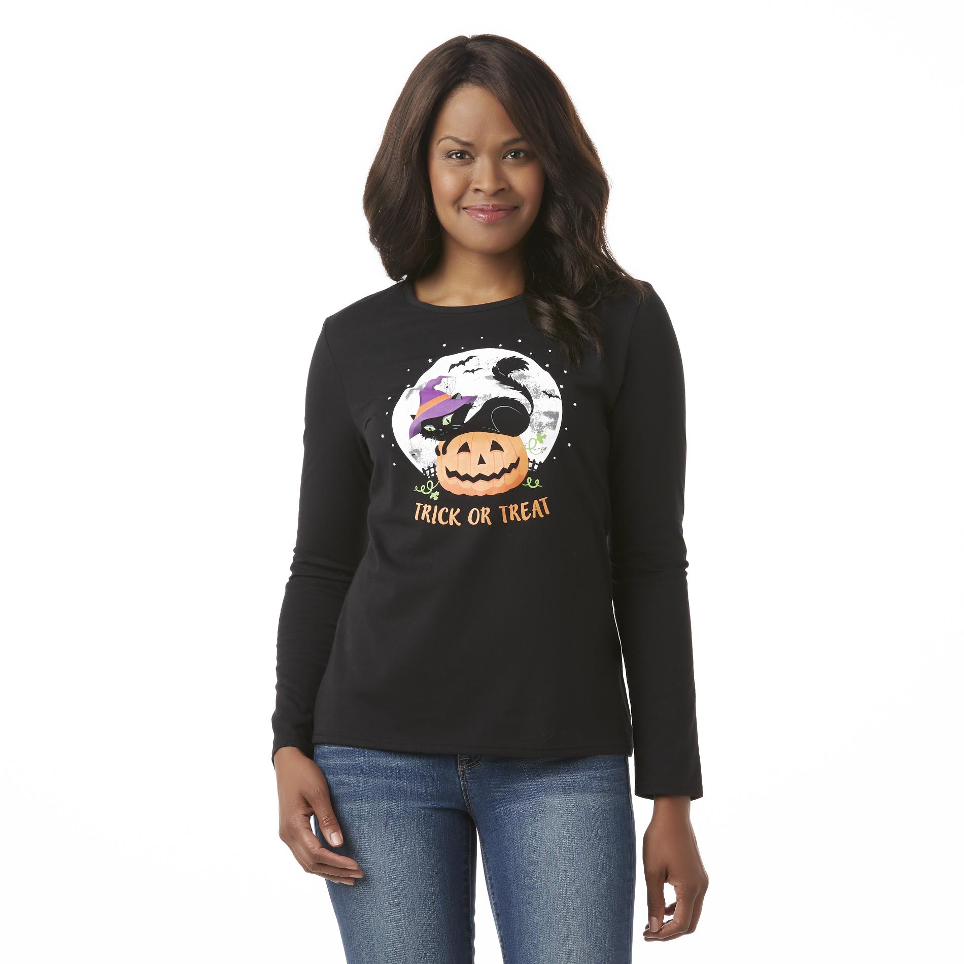 Holiday Editions Women's Halloween T-Shirt - Trick or Treat