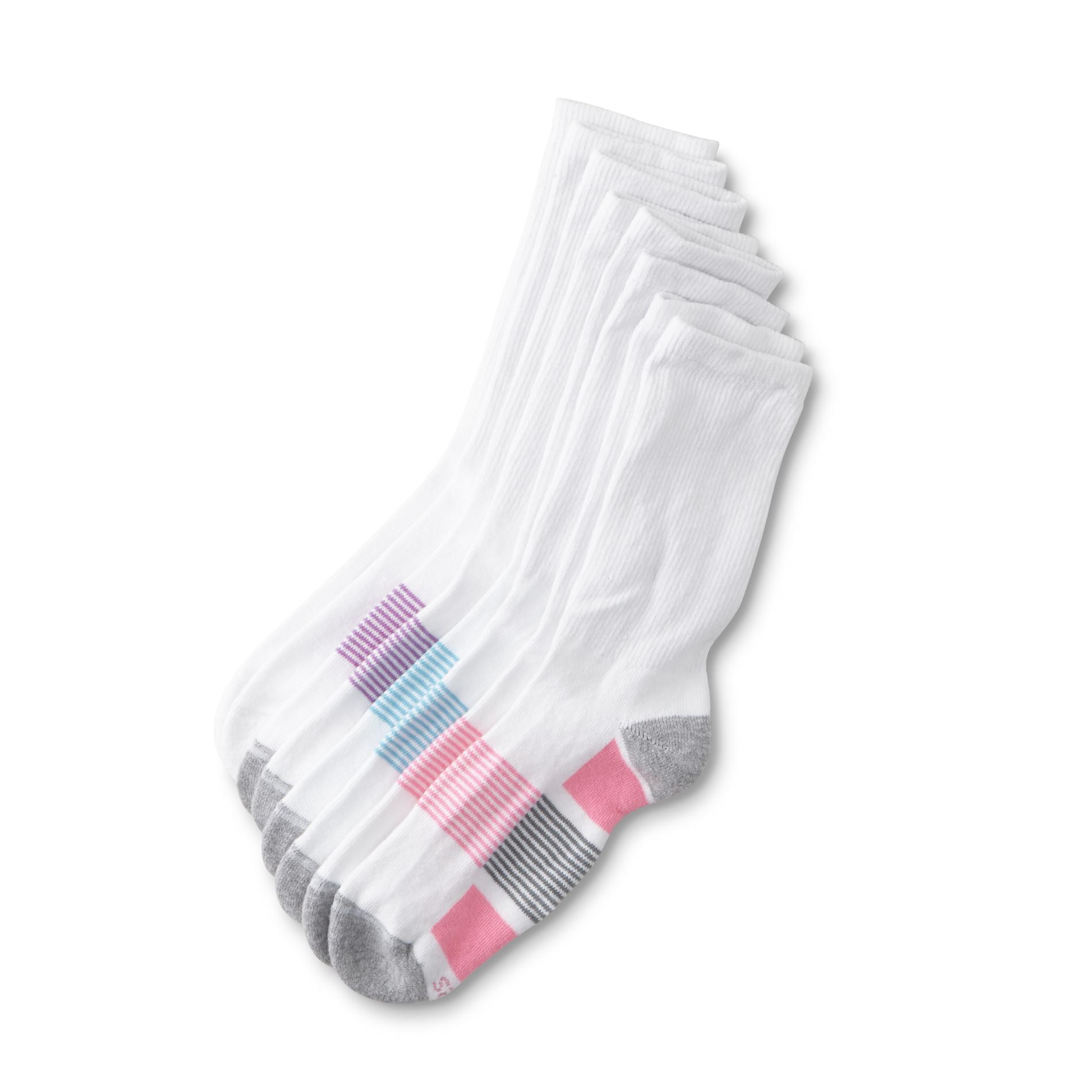 Hanes Women's 6Pairs ComfortBlend Crew Socks