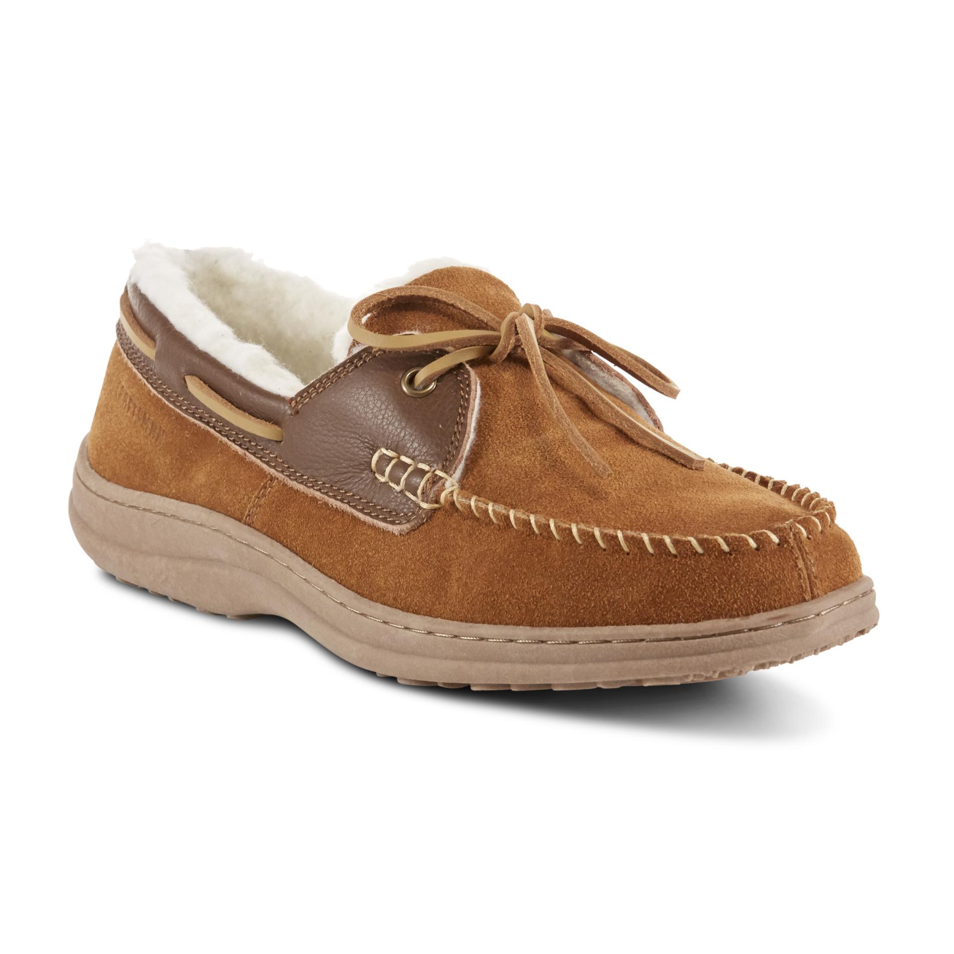Thomas Moccasin Slipper - Brown - Sears