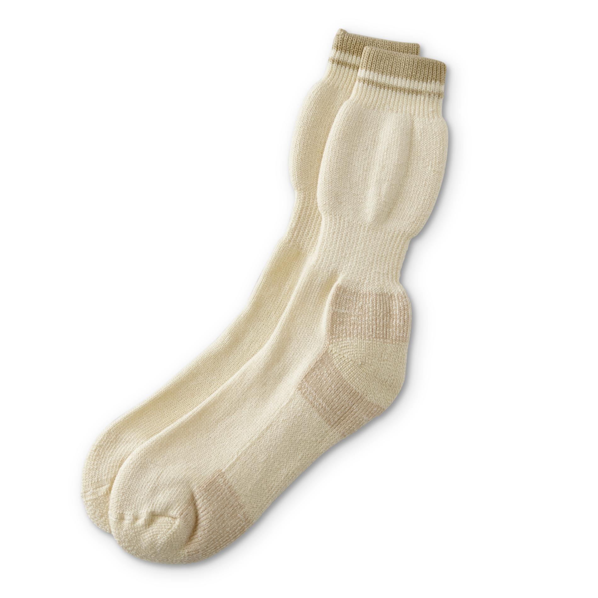 Outdoor Life Men's Heavyweight Cushioned Crew Socks