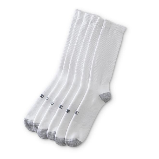 Champion Men's 6Pairs Athletic Crew Socks