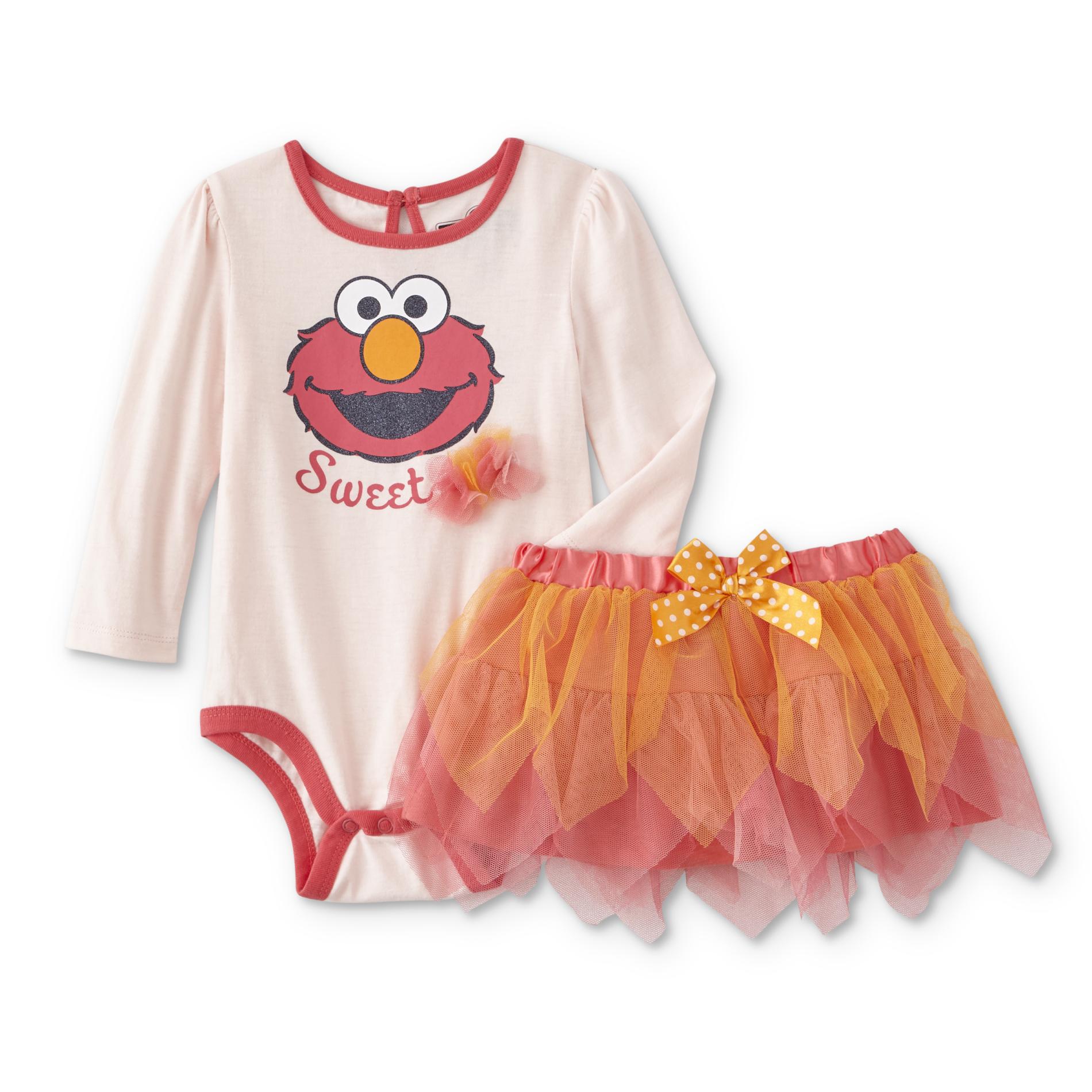 Sesame Street Infant Girls' Bodysuit & Skirt - Elmo