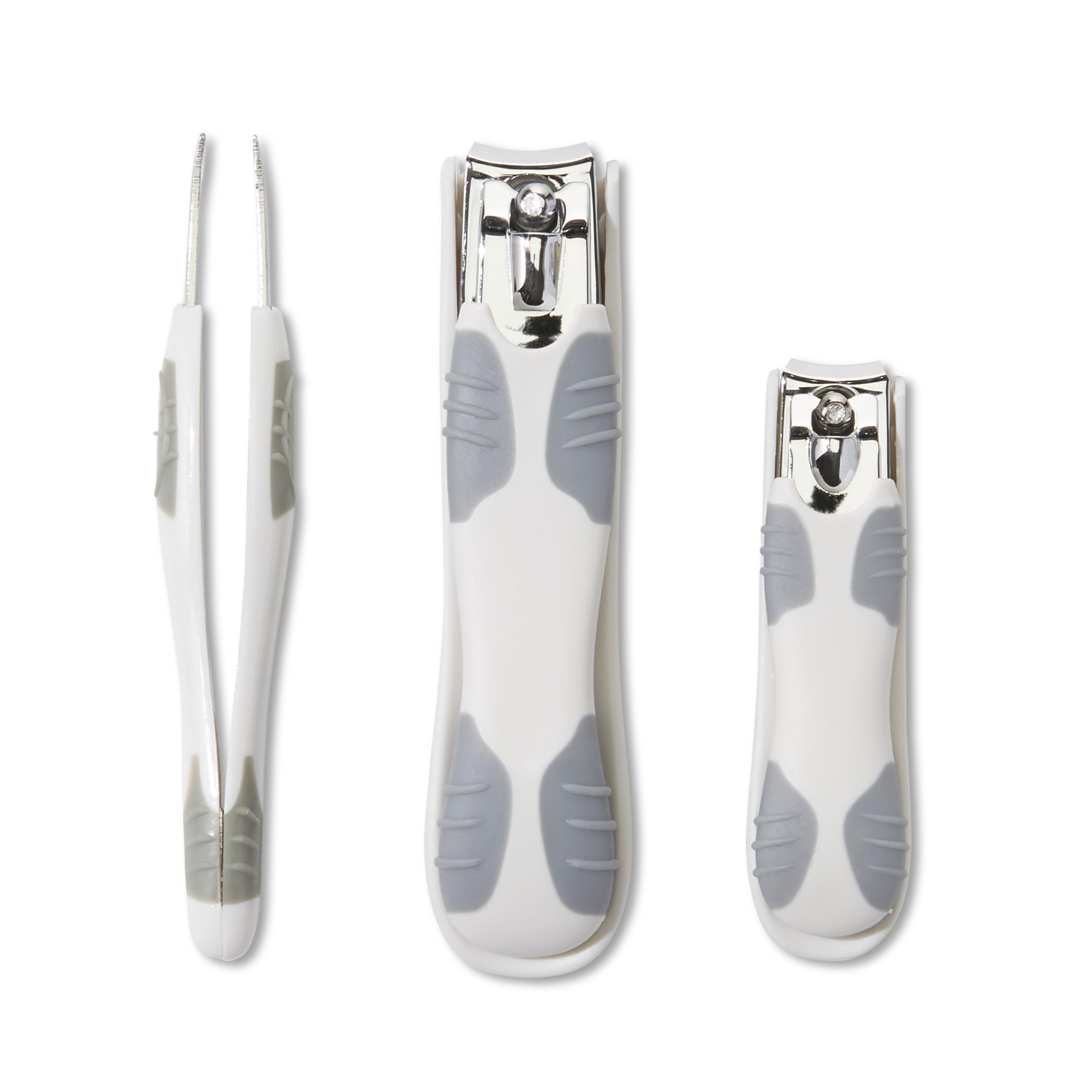 Toenail Clipper, Fingernail Clipper & Tweezer Set Toenail Clipper, Fingernail Clipper & Tweezer Set