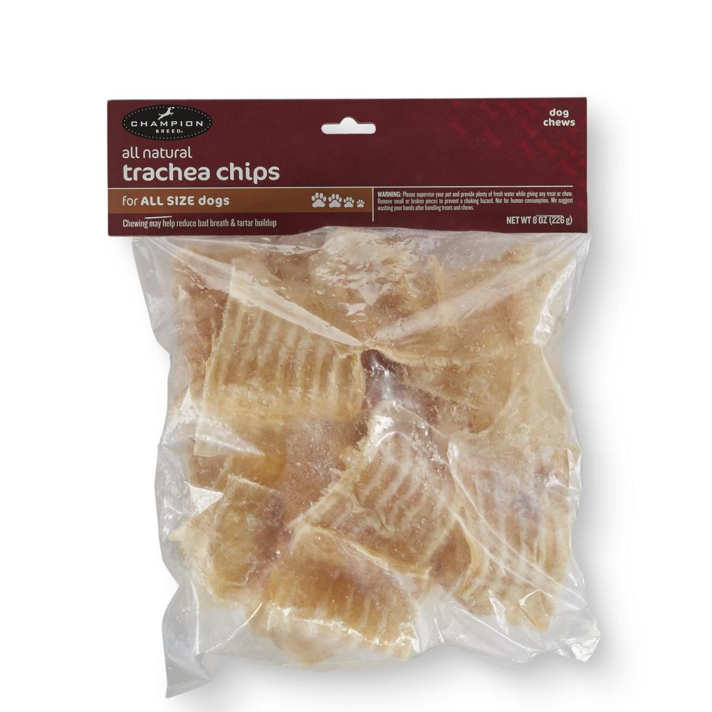 Champion Breed All Natural Beef Trachea Chip Dog Treats