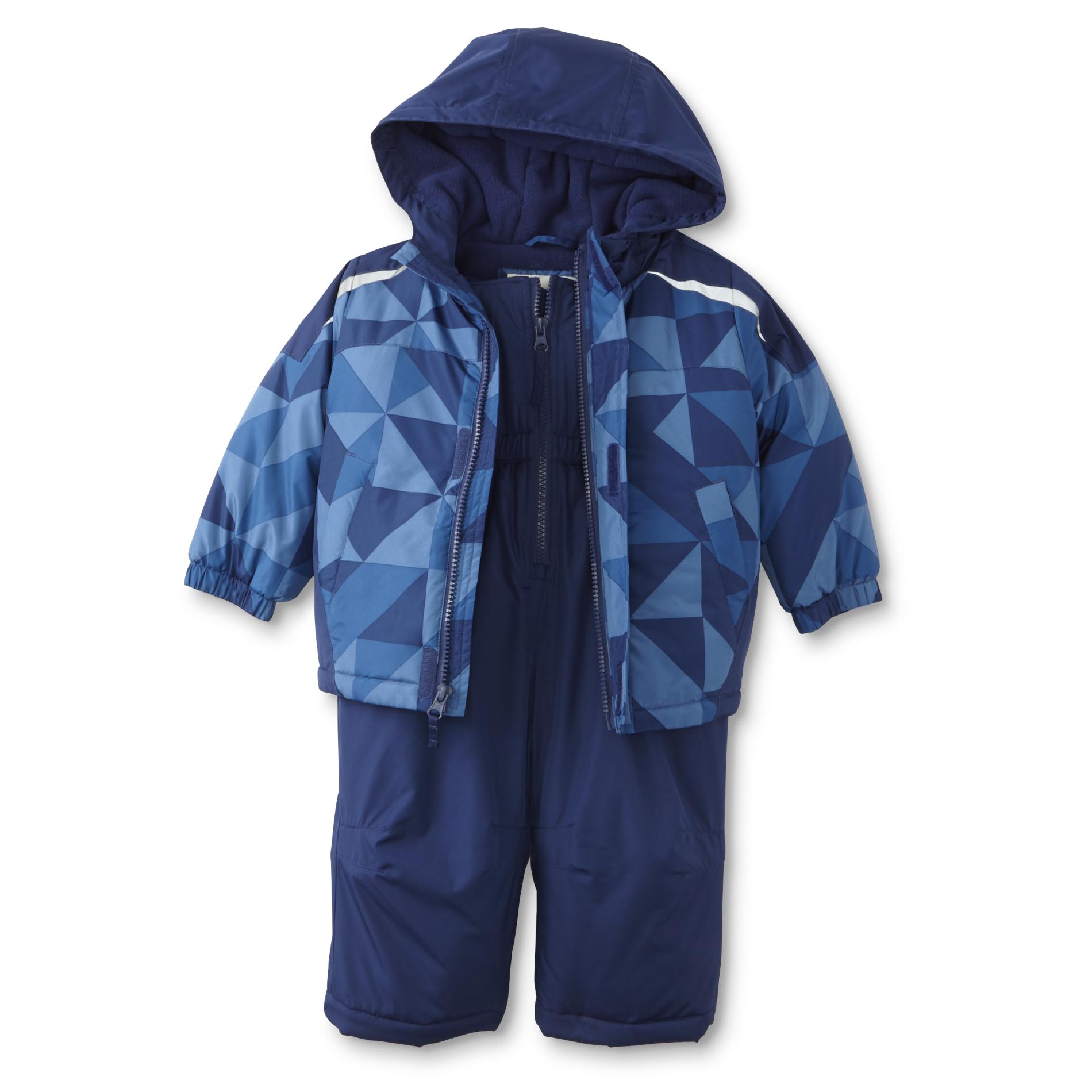 Toughskins Infant Boy's Winter Coat & Snow Pants - Geometric
