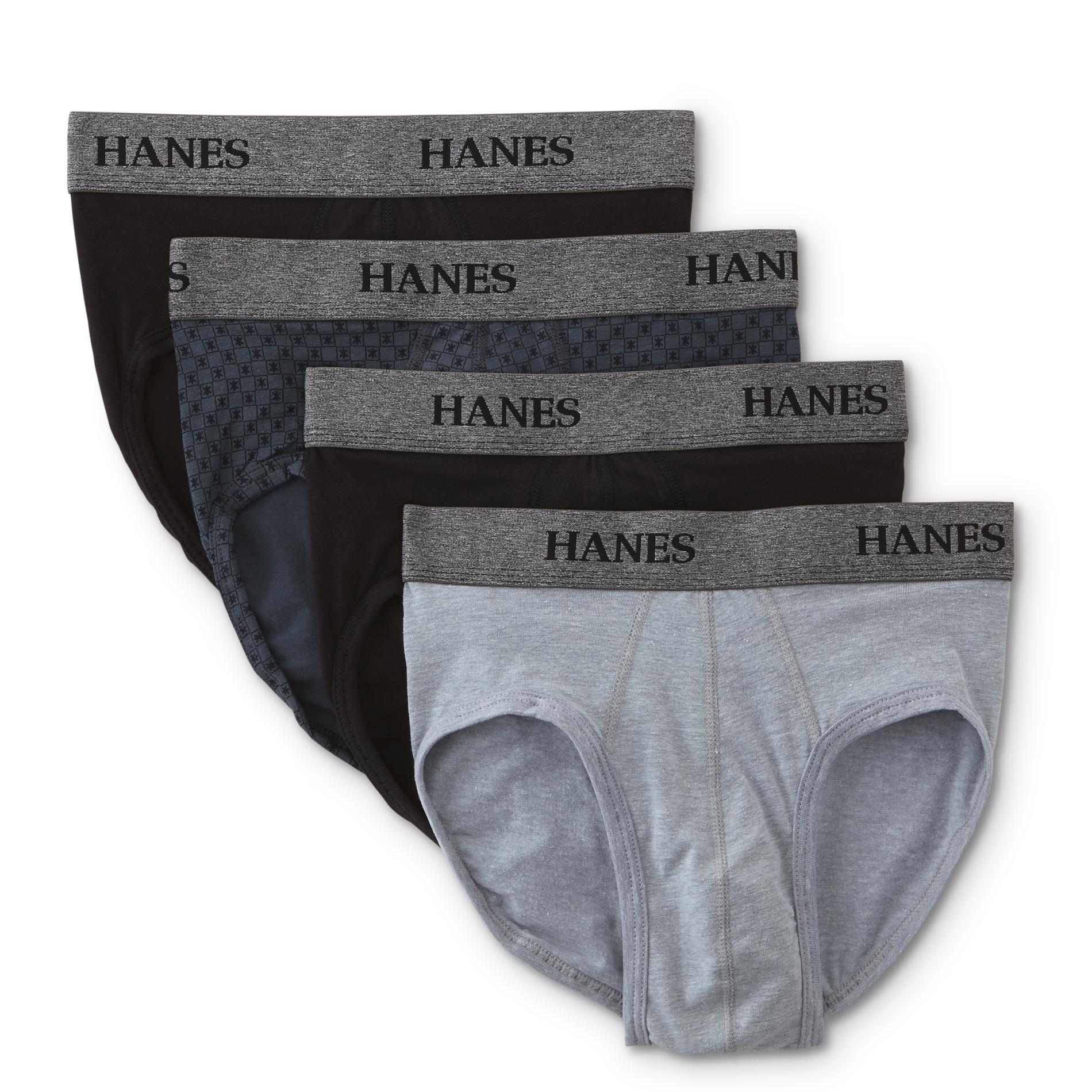 Hanes Men's 4-Pack Tagless Briefs - Assorted Colors