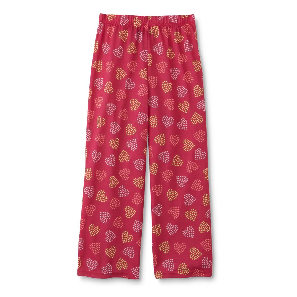 Joe Boxer Girl's Pajama Shirt, Pants & Doll Nightgown - Hearts