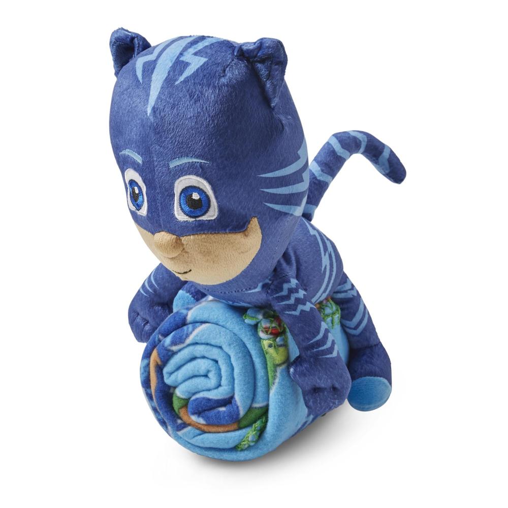 Entertainment One UK PJ Masks Kids' Blanket & Plush Toy - Catboy