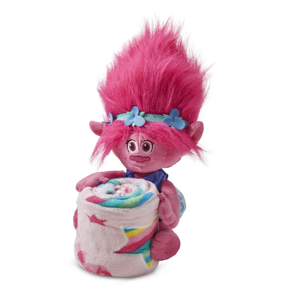 Dreamworks Trolls Kids' Blanket & Plush Toy - Poppy