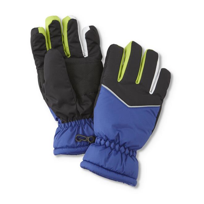 Athletech Boys' Ski Gloves Colorblock