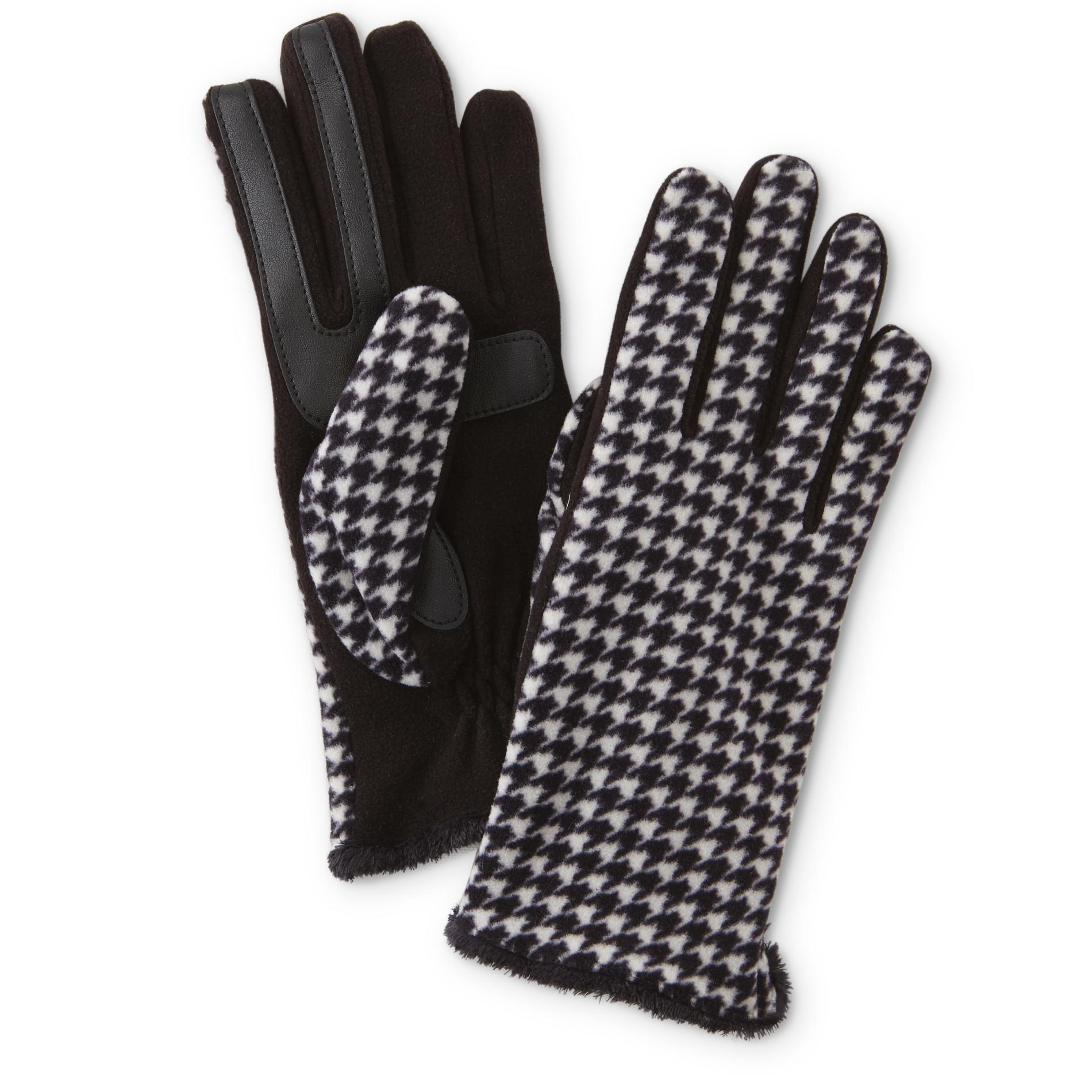 Isotoner Women's smarTouch TouchScreen Winter Gloves Houndstooth