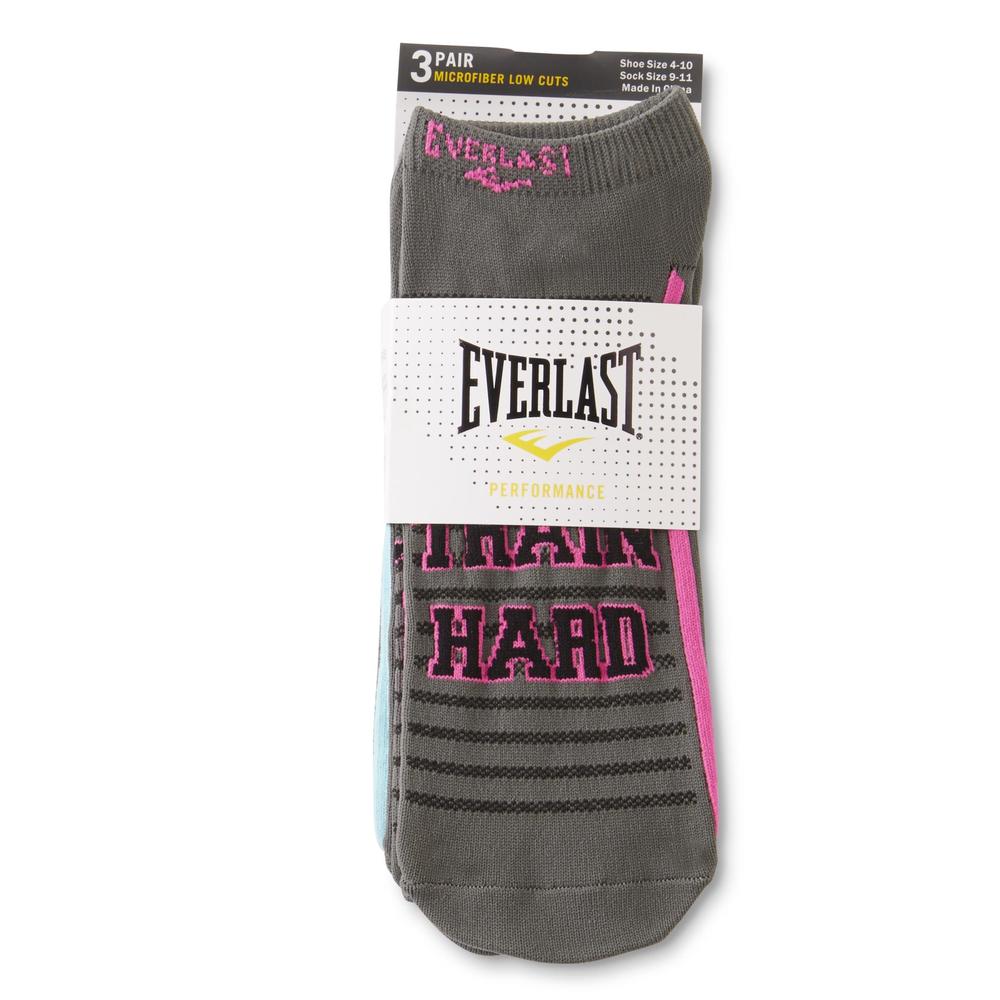 Everlast&reg; Women's 3-Pack Low-Cut Performance Socks