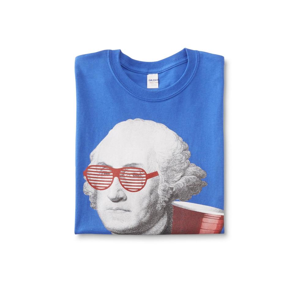 Men's Graphic T-Shirt - Party George Washington