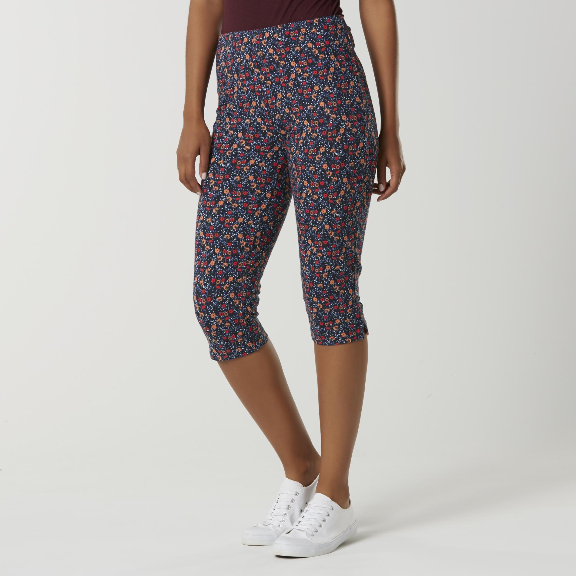 Basic editions stretch capris clearance