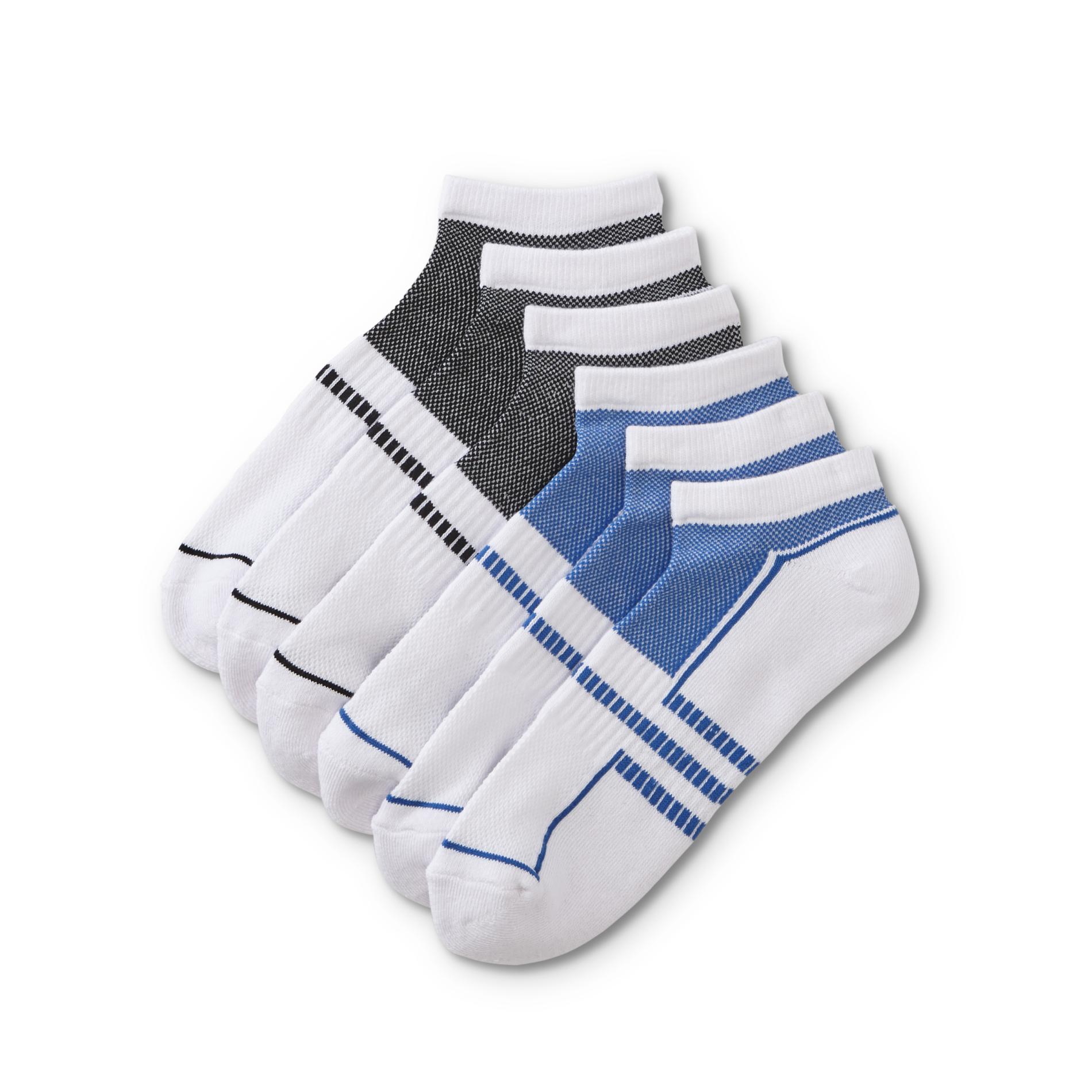 8-Pack Men's Low Cut Ankle Socks - Soft Cotton White Athletic Socks, One Size 12 thumbnail image