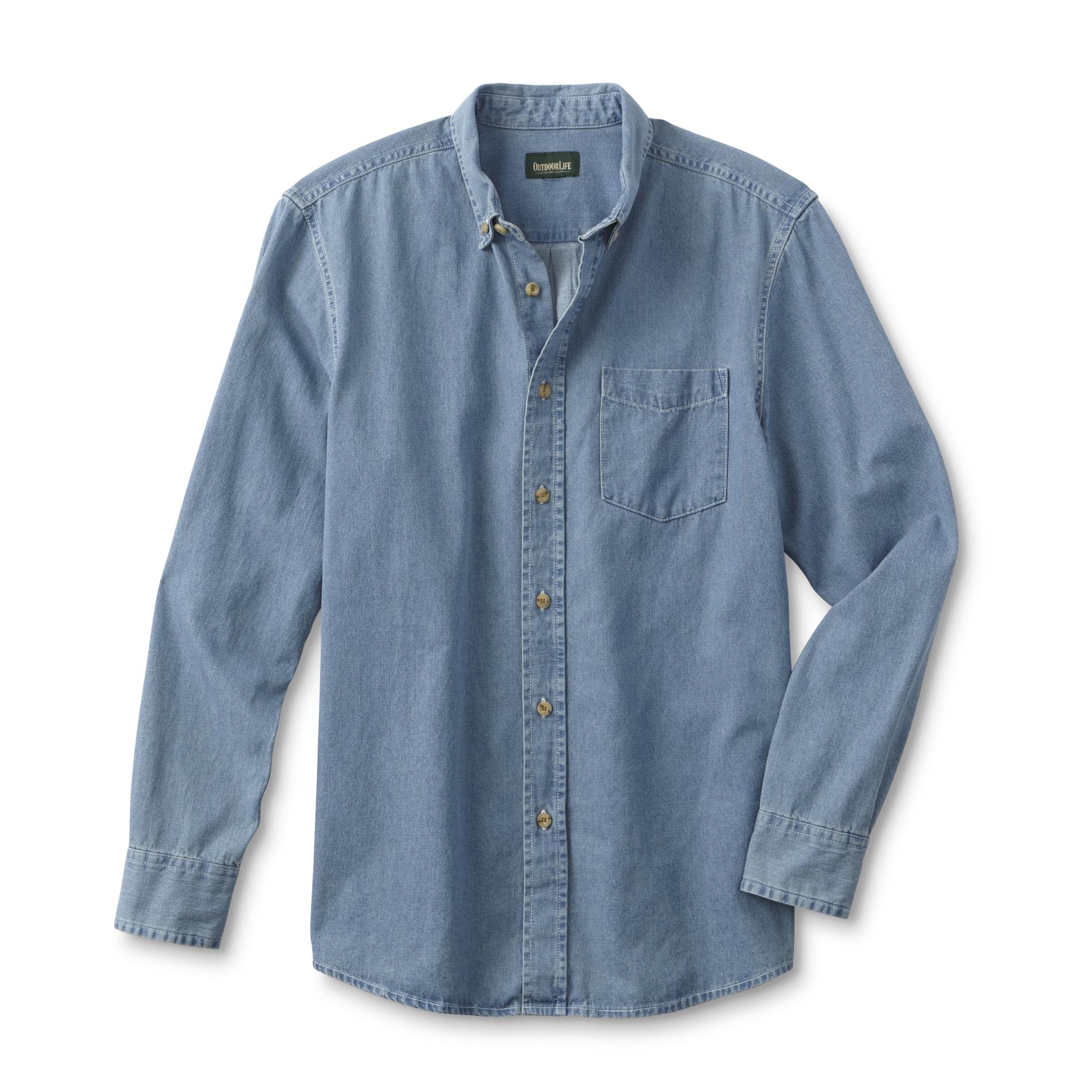 Outdoor Life&reg; Men's Button-Front Chambray Shirt