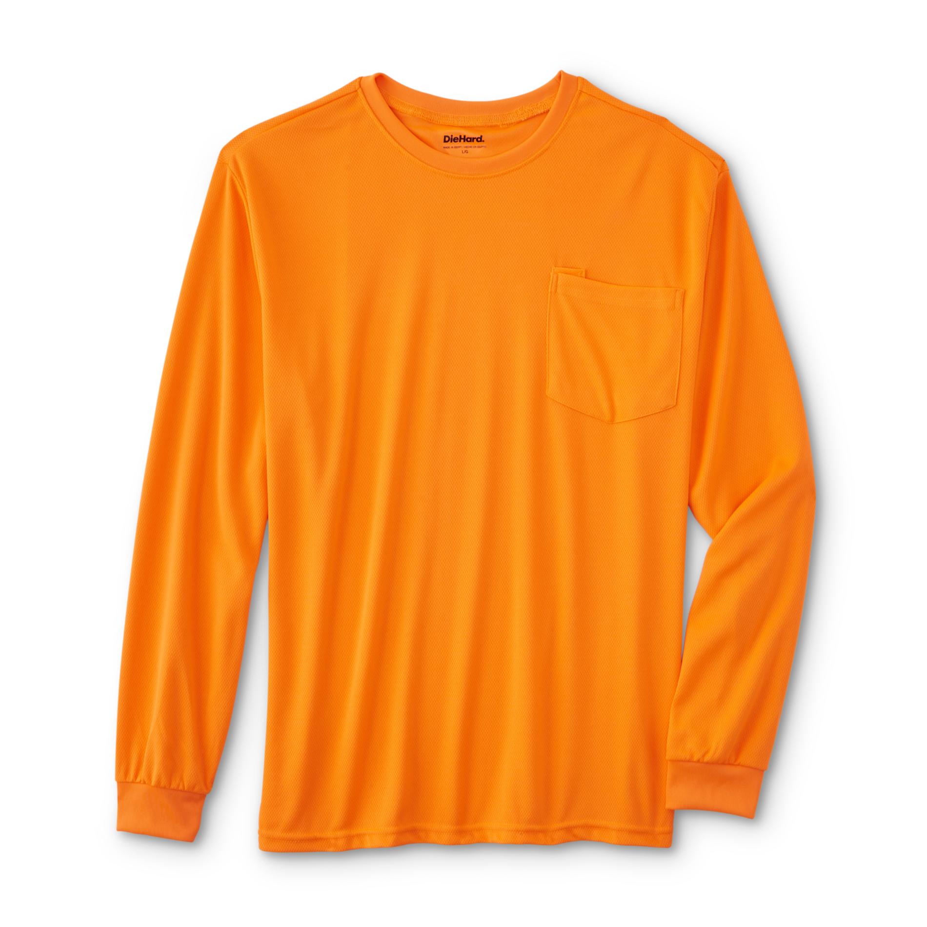 DieHard Men's Long-Sleeve High Visibility Work Shirt, Size: XS, Neon Green DieHard Men's Long-Sleeve High Visibility Work Shirt, Size: XS, Neon Green