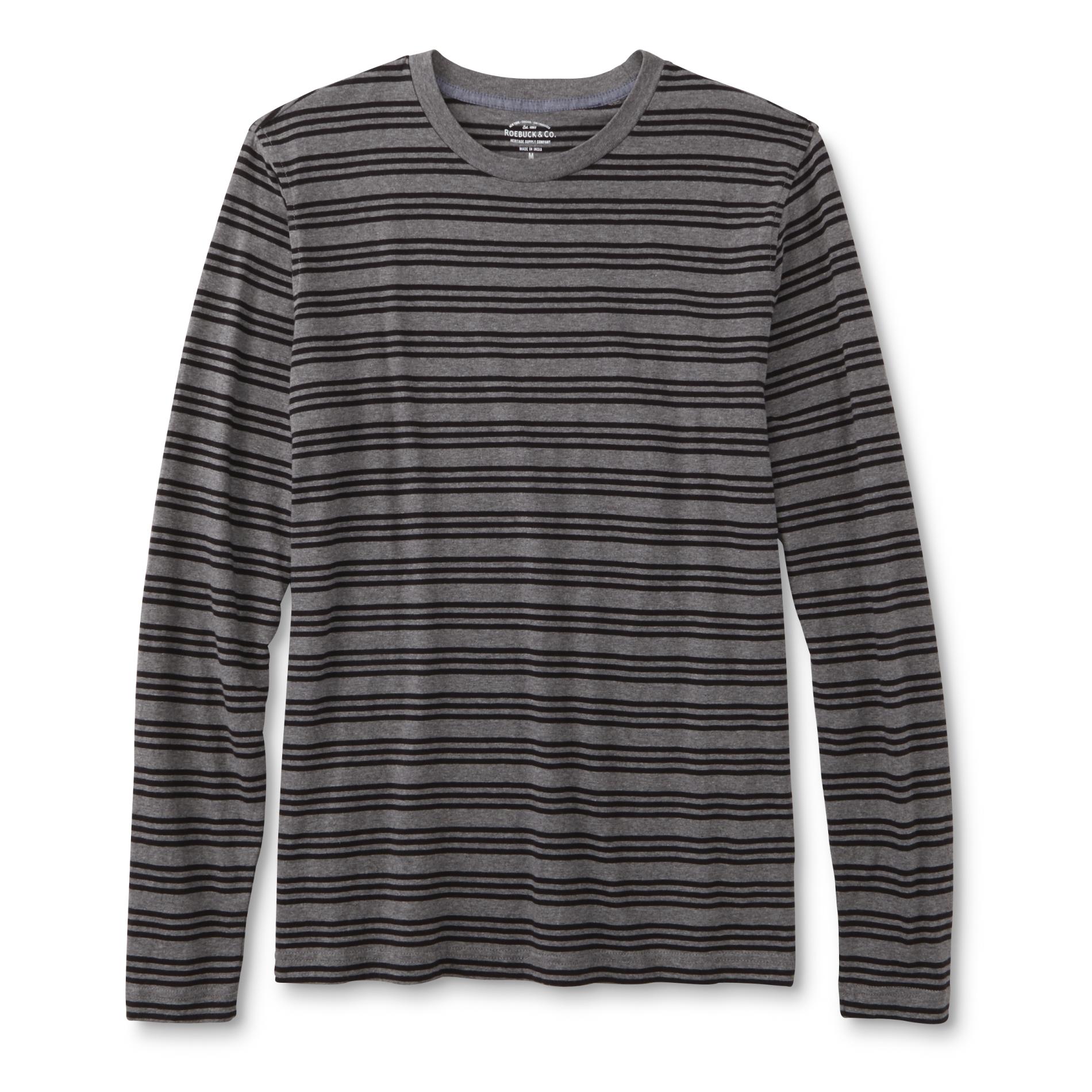 Roebuck & Co. Young Men's Long-Sleeve T-Shirt - Striped