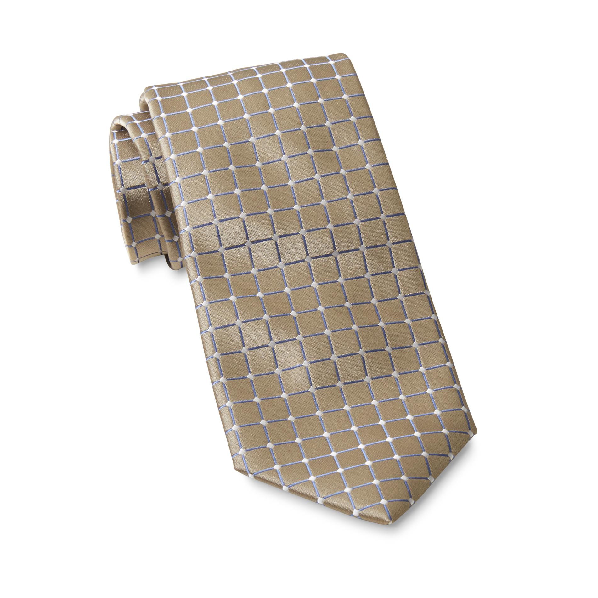 David Taylor Collection Men's Necktie - Grid