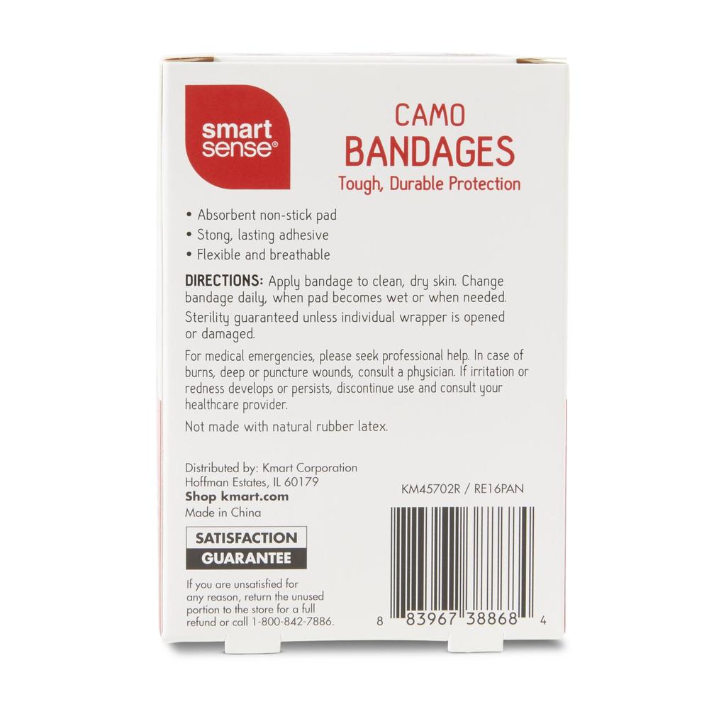 Smart Sense Camouflage Bandages - 25 Count