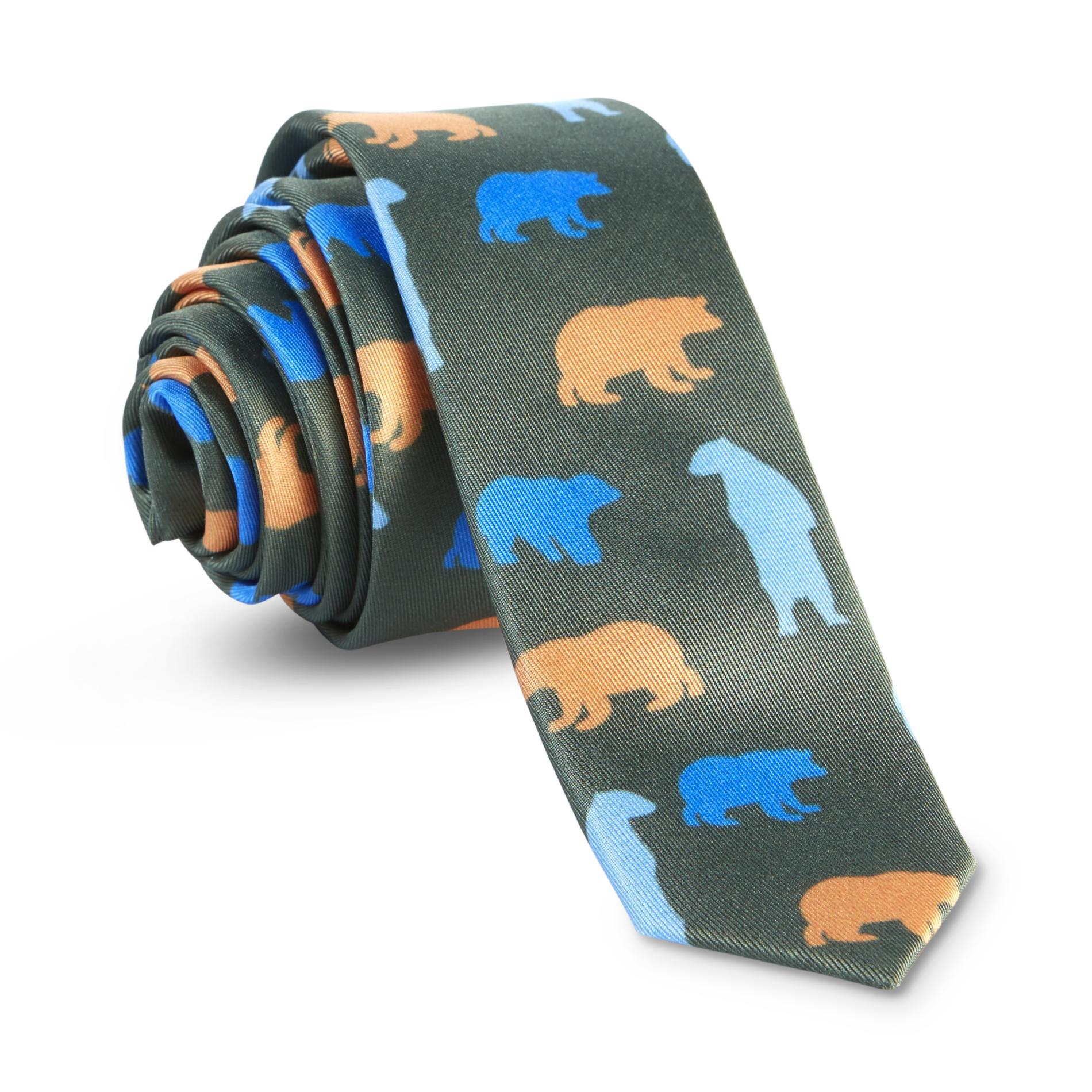 Boys' Skinny Necktie - Bears Boys' Skinny Necktie - Bears