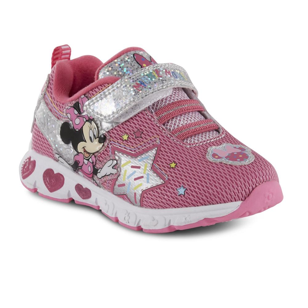 Character Toddler Girls' Minnie Mouse Light-Up Sneaker - Pink