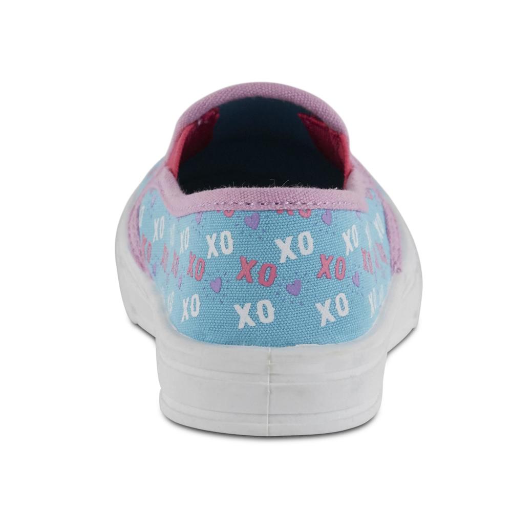 Character Toddler Girls' Trolls Casual Shoe - Blue/Pink/White