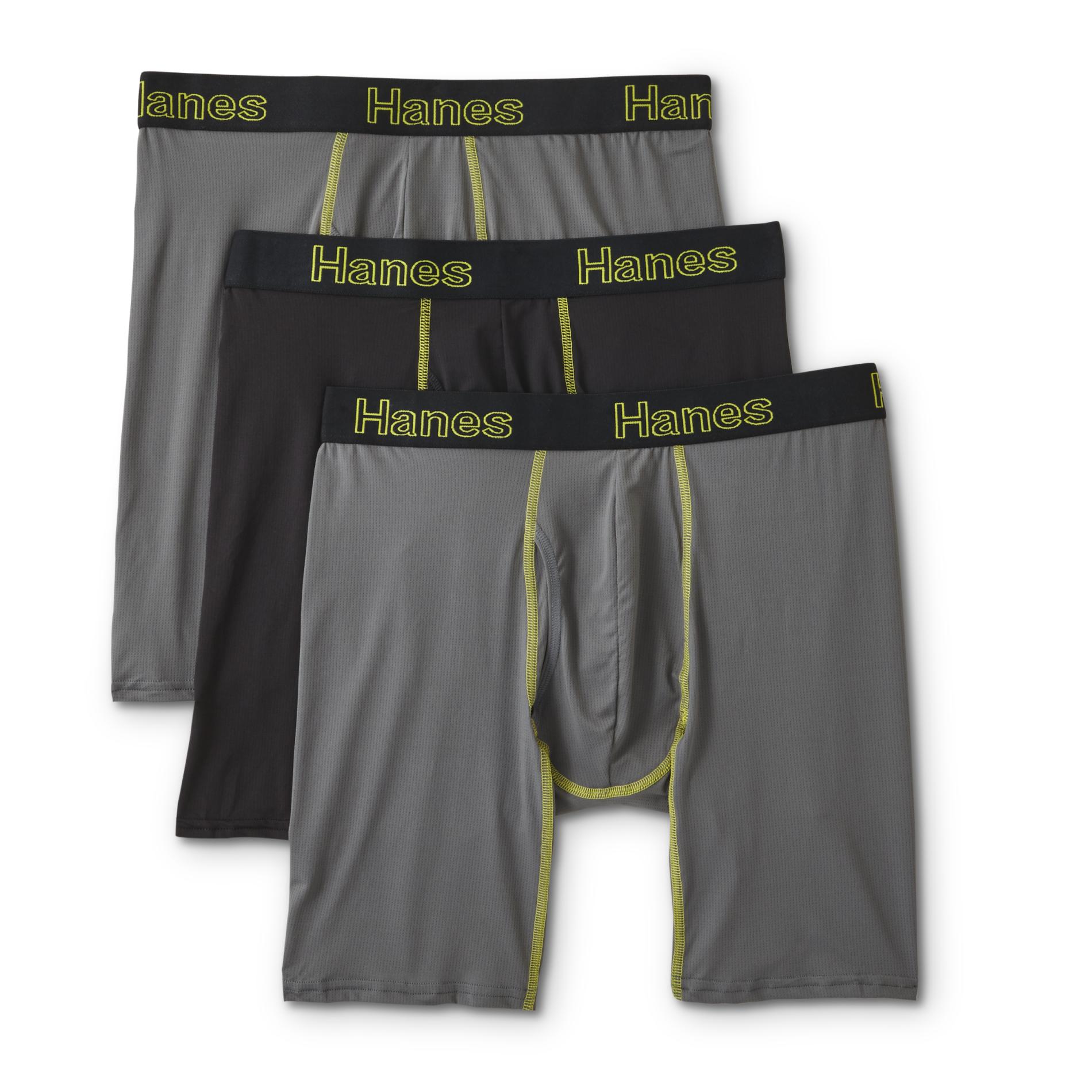 Hanes Men's 3-Pack Comfort Flex Fit Mesh Boxer Briefs - Assorted Colors