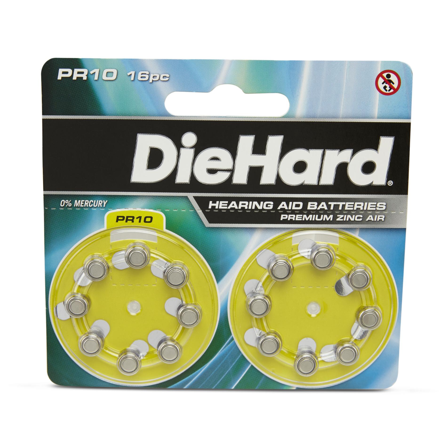 DieHard 41-1283 PR10 Hearing Aid Batteries - 16 Count