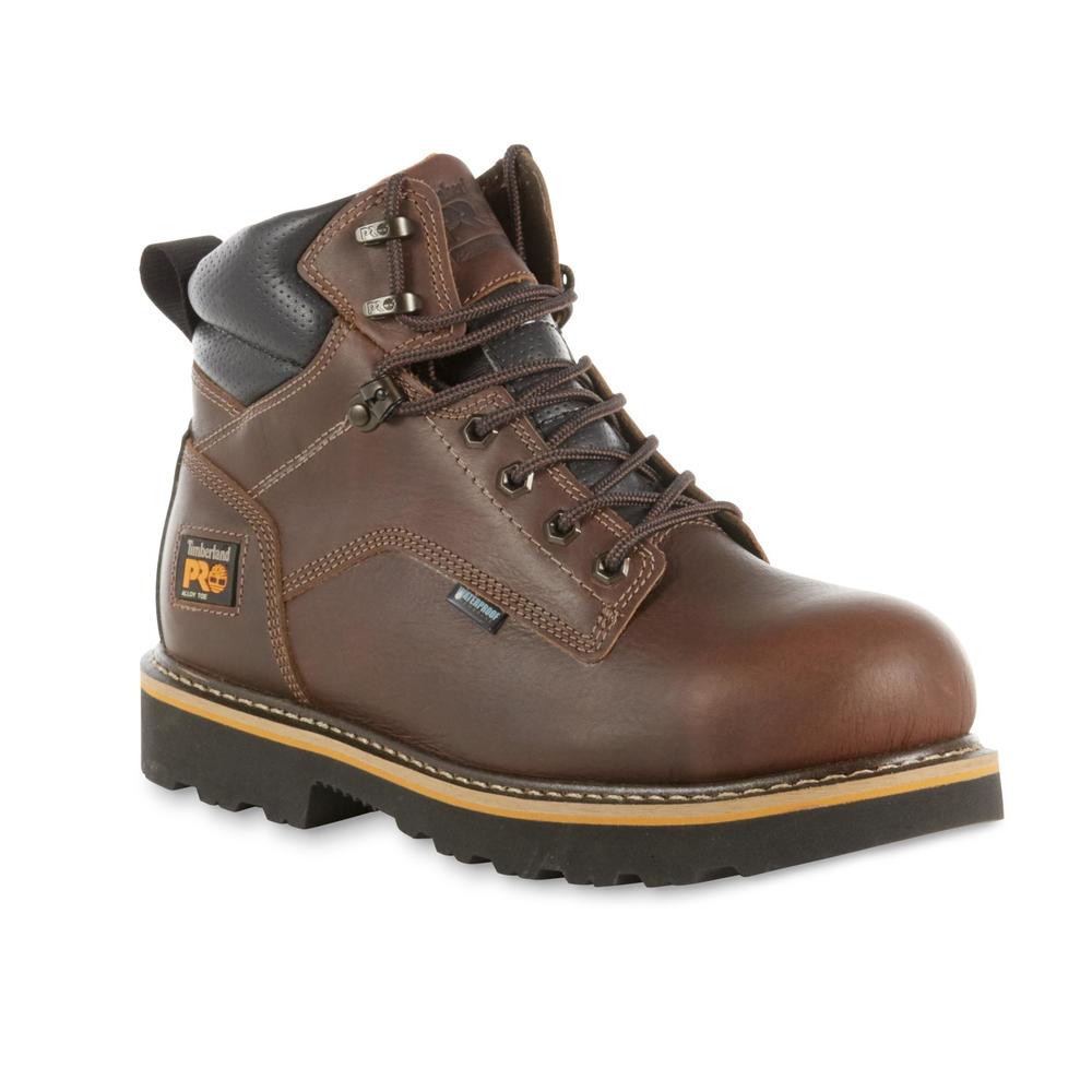 Timberland PRO Men's Ascender Waterproof Alloy Toe 6" Work Boot A1711 - Brown