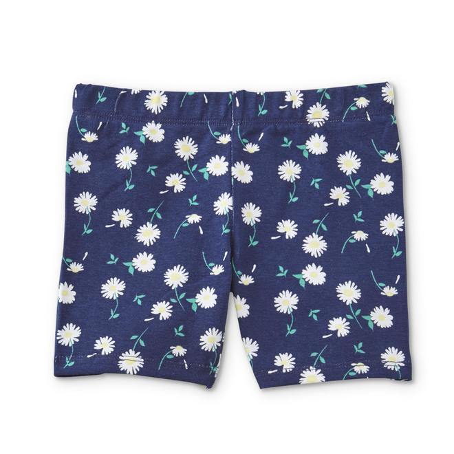 Toughskins Infant & Toddler Girls' Bike Shorts Floral