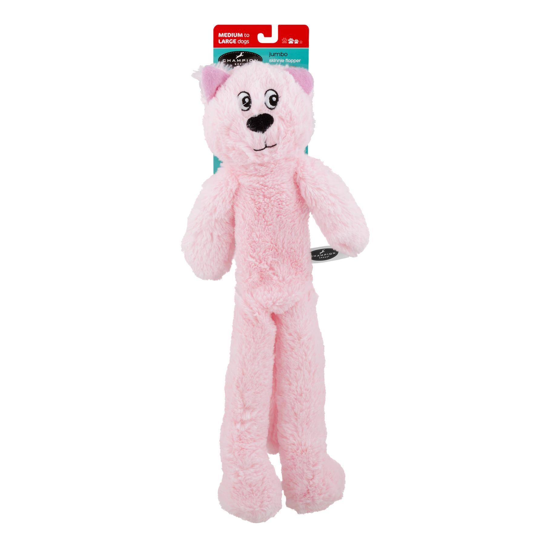 Champion Breed Jumbo Plush Dog Toy - Skinny Bear