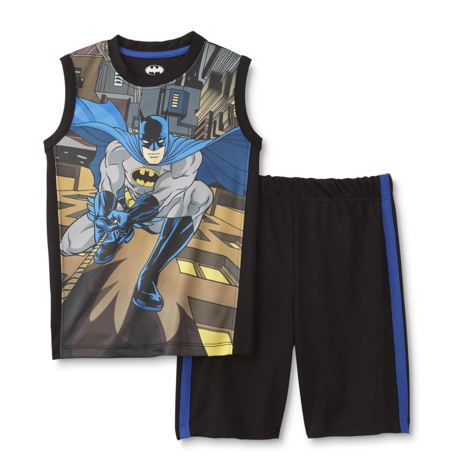DC Comics Batman Boy's Muscle Shirt & Shorts