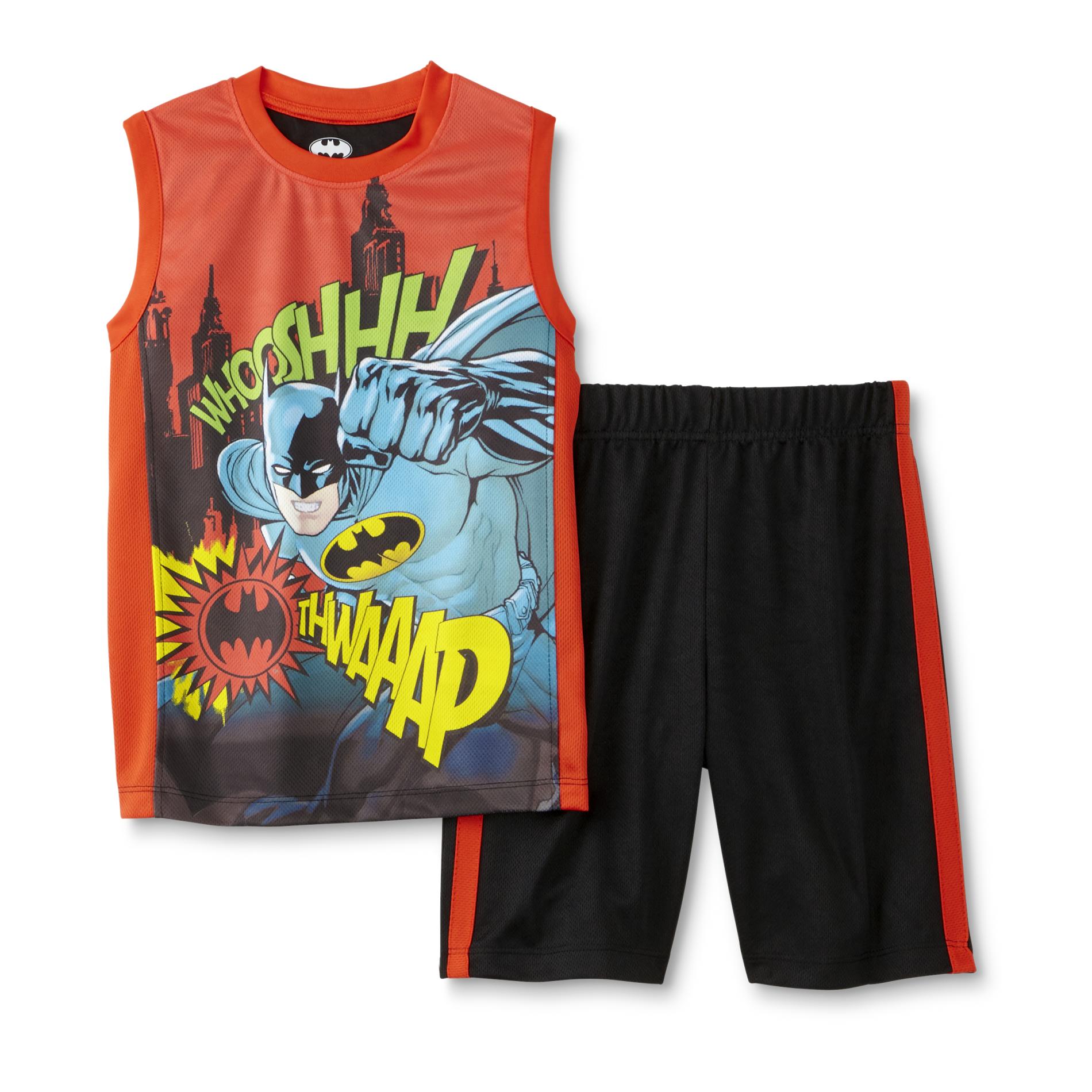 DC Comics Batman Boy's Muscle Shirt & Shorts