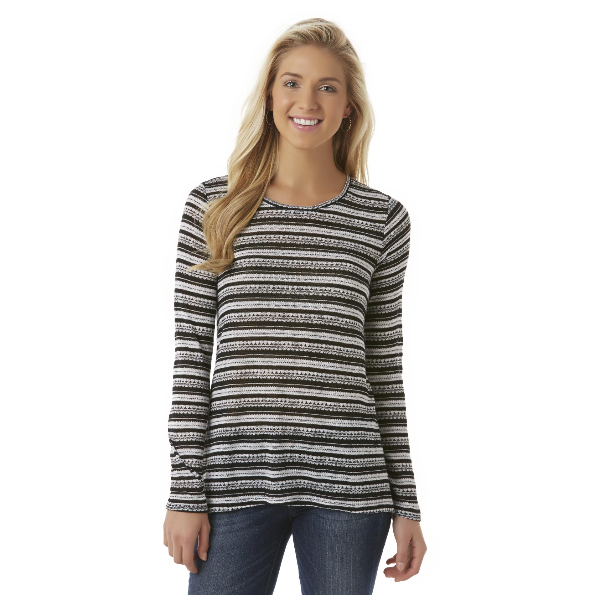 Simply Styled Women's Swing Top - Striped