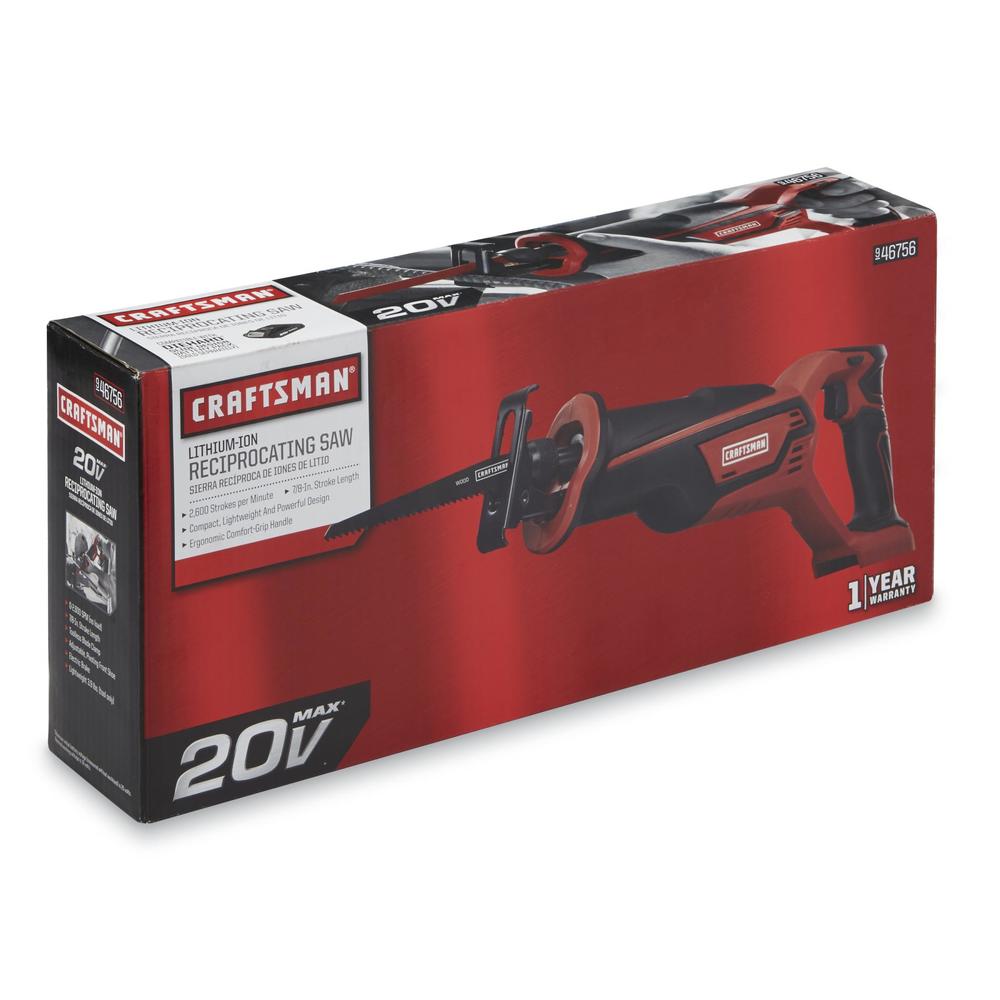 Craftsman 20V Max Reciprocating Saw