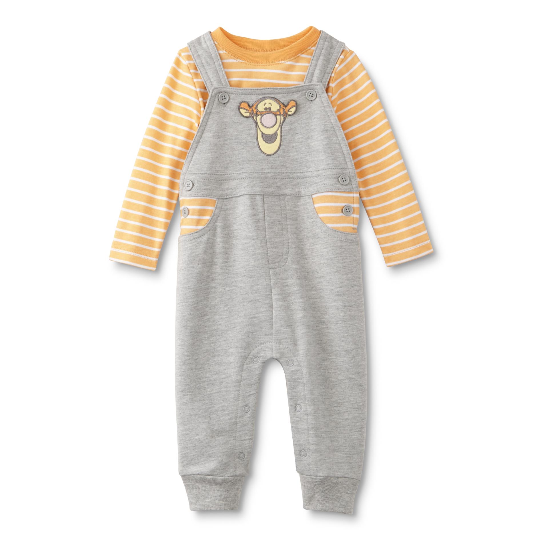 Disney Winnie the Pooh Newborn & Infant Boy's Overalls & Shirt - Tigger